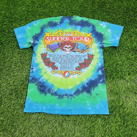 Grateful-Dead Shirt S/M 19x26 Tie-Dye Blue - Picture 3 of 14